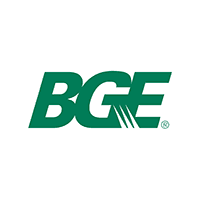 Green BGE logo on a white background.