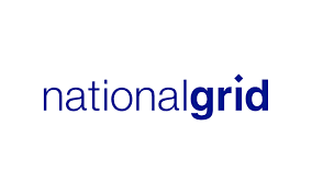 Logo of National Grid with the text 'national grid' in blue on a white background.